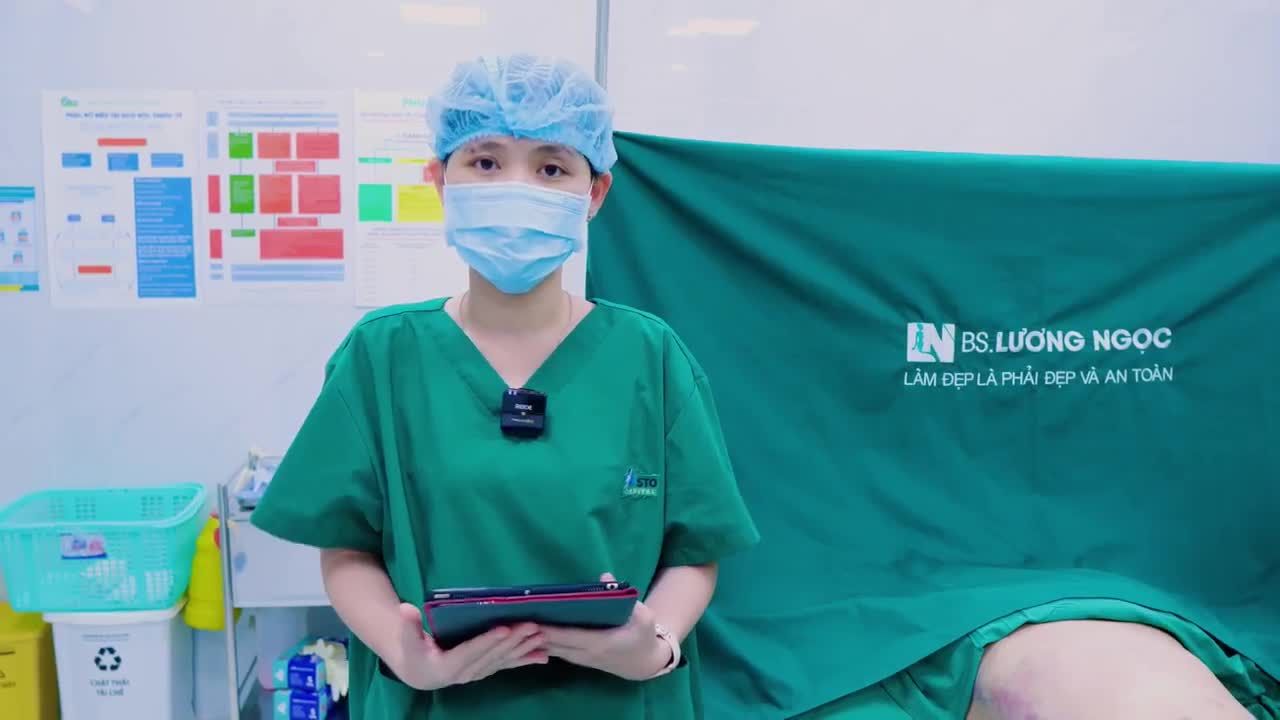 Hôm nay, ekip BS. Lương Ngọc đã tiếp nhận một trường hợp khó, do chị khách hàng đã từng thực hiện hút mỡ cắt da tạo hình thành bụng tại cơ sở không chuyên!