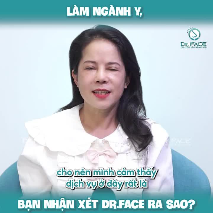 Làm NGÀNH Y, bạn nhận xét DR.FACE ra sao