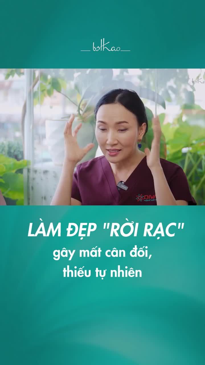 LÀM ĐẸP KIỂU "RỜI RẠC" SẼ GÂY RA MẤT CÂN ĐỐI, MẤT TỰ NHIÊN CHO KHUÔN MẶT