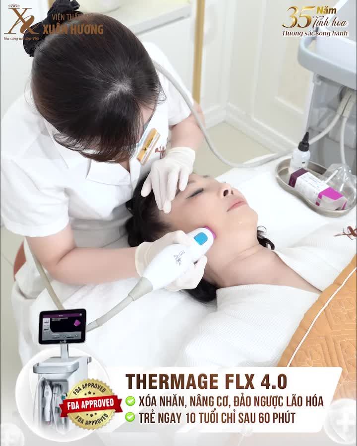 "Mỗi lần làm Thermage 4.0 FLX xong Thúy Nga đều thấy làn da căng mịn, săn chắc và trẻ trung hơn"