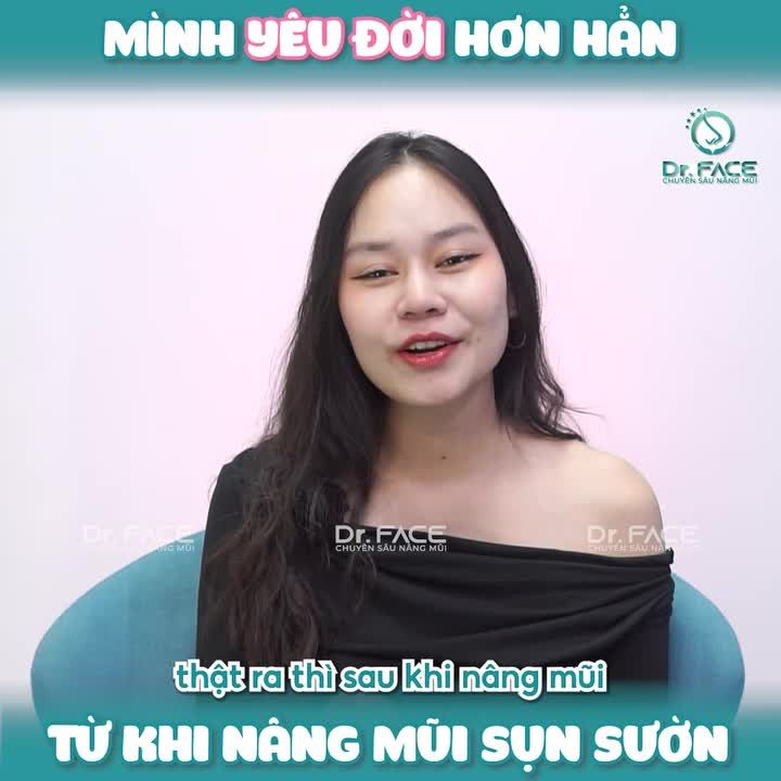 “Mình YÊU ĐỜI HƠN hẳn từ khi NÂNG MŨI SỤN SƯỜN”️