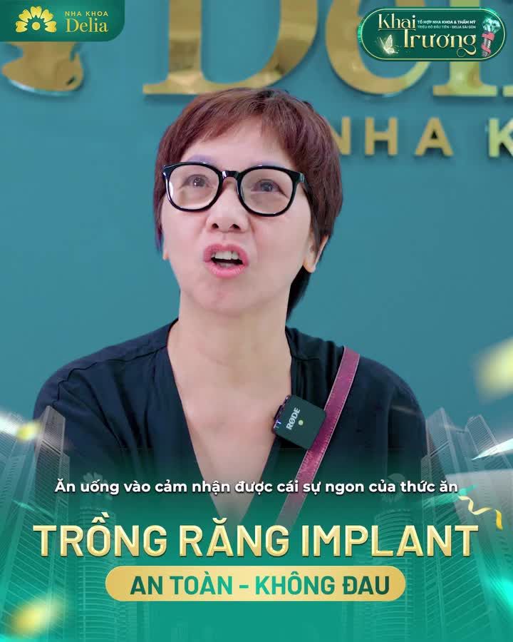 TRỒNG RĂNG IMPLANT KHÔI PHỤC CHỨC NĂNG ĂN NHAI - CẢI THIỆN SỨC KHOẺ