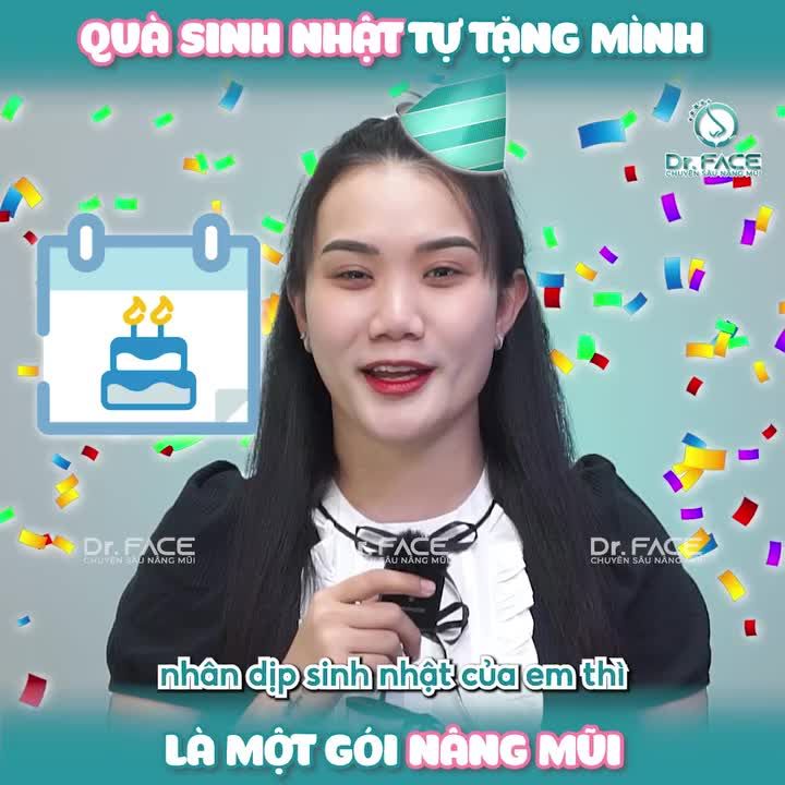 QUÀ SINH NHẬT tự tặng mình là một gói NÂNG MŨI