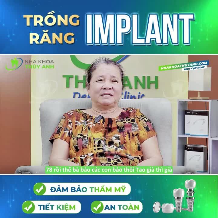 U80 KỂ LẠI HÀNH TRÌNH TRỒNG RĂNG TOÀN HÀM THAY THẾ CẦU RĂNG DÀI XUỐNG CẤP