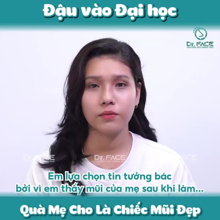 ĐẬU ĐẠI HỌC, QUÀ mẹ cho là CHIẾC MŨI ĐẸP