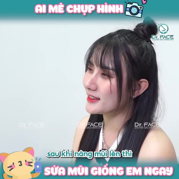 “Ai MÊ CHỤP HÌNH sửa mũi giống em ngay”