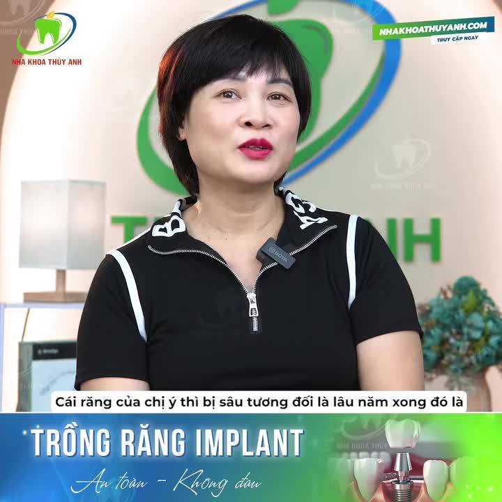 20 NĂM MẤT RĂNG NHAI, CHỊ KHÁCH HÀNG CẤP TỐC TRỒNG RĂNG IMPLANT VÌ NHỮNG LÝ DO SAU