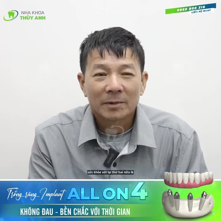 CHỌN TRỒNG RĂNG IMPLANT TOÀN HÀM TẠI NHA KHOA THÙY ANH - TRỌN AN TÂM, TRỌN HÀI LÒNG