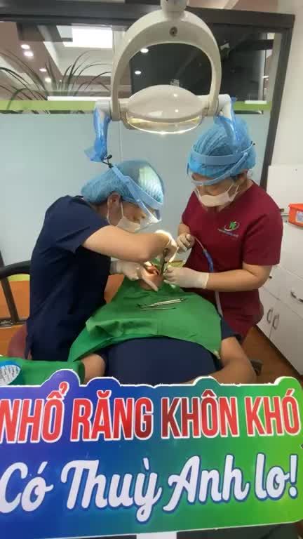 Ca nhổ răng khôn 38 mọc kẹt, ngầm gây đau nhức cho a khách hàng tại cơ sở Phổ Yên