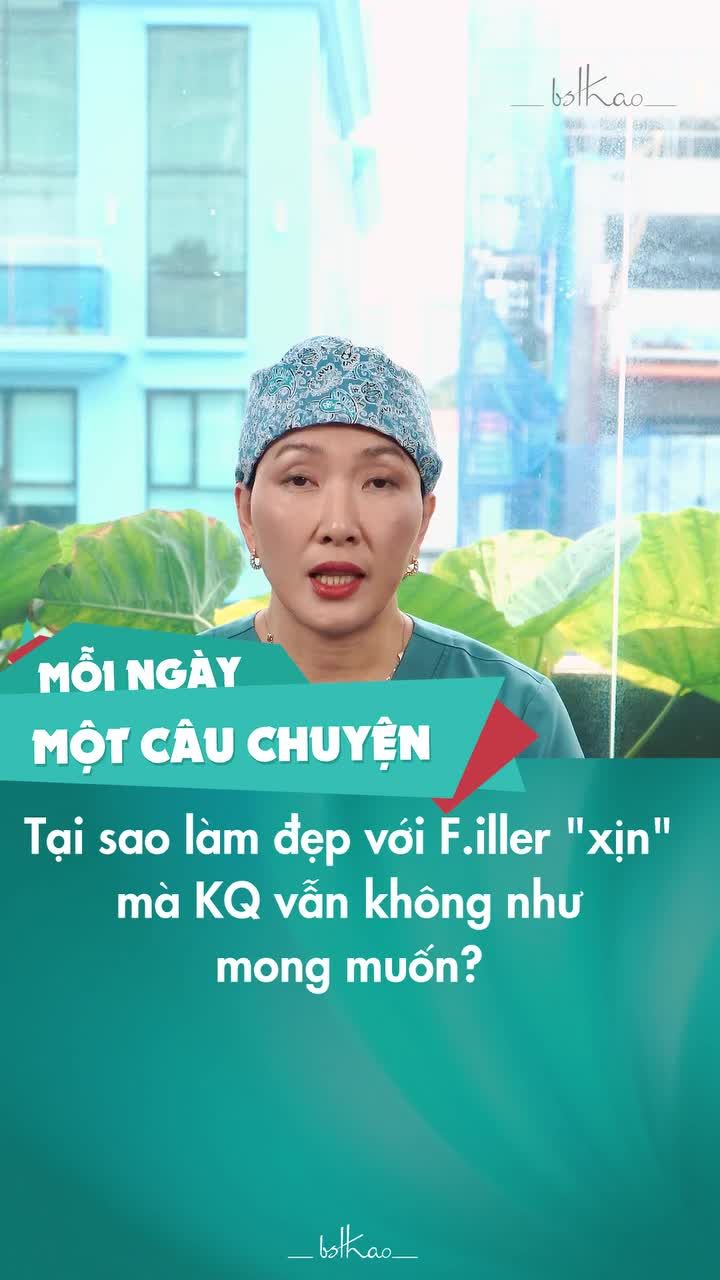 MỖI NGÀY MỘT CÂU CHUYỆN: VÌ SAO LÀM ĐẸP VỚI F.ILLER "XỊN" MÀ KQ VẪN KHÔNG ĐƯỢC NHƯ MONG MUỐN?