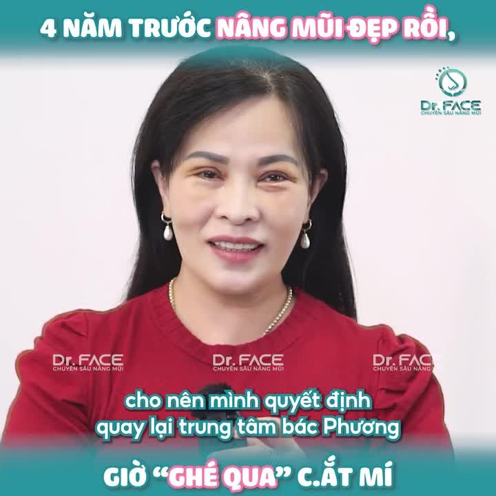 4 NĂM TRƯỚC NÂNG MŨI đẹp rồi, GIỜ “ghé qua” C ẮT MÍ