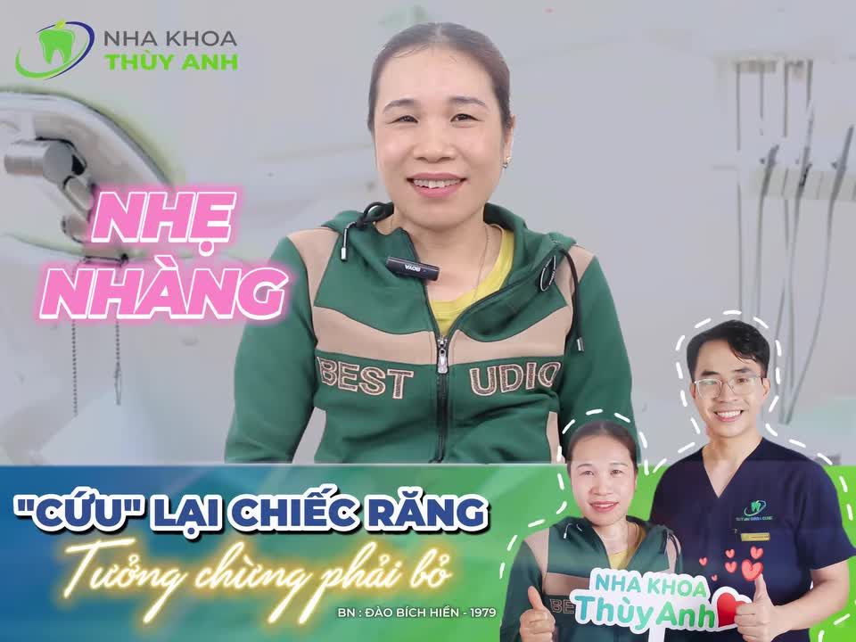 RĂNG ĐÃ CHỮA TỦY GIỜ LẠI GÂY KHÓ CHỊU ĐƯỢC ĐIỀU TRỊ THẾ NÀO SAU KHI TỚI THÙY ANH?