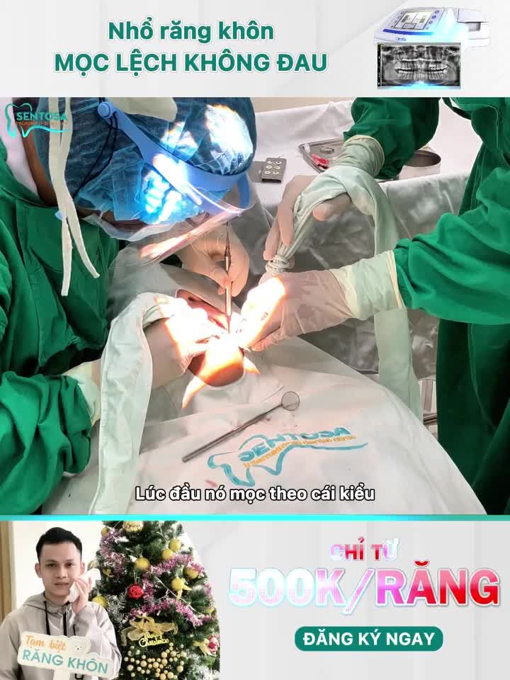 NHỔ RĂNG KHÔN KHÔNG ĐAU, AN TOÀN, NHANH CHÓNG CHỈ TỪ 500K/RĂNG