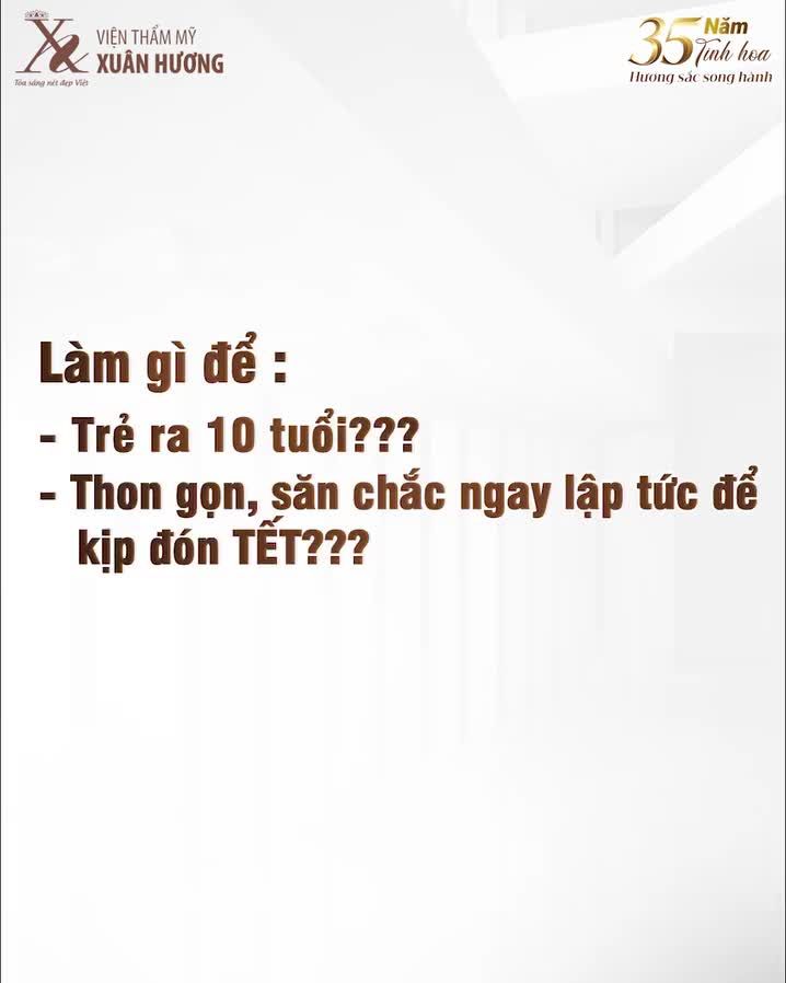 Làm gì để trẻ ra 10 tuổi - Mặt thon gọn, săn chắc sẵn sàng đón Tết sang?