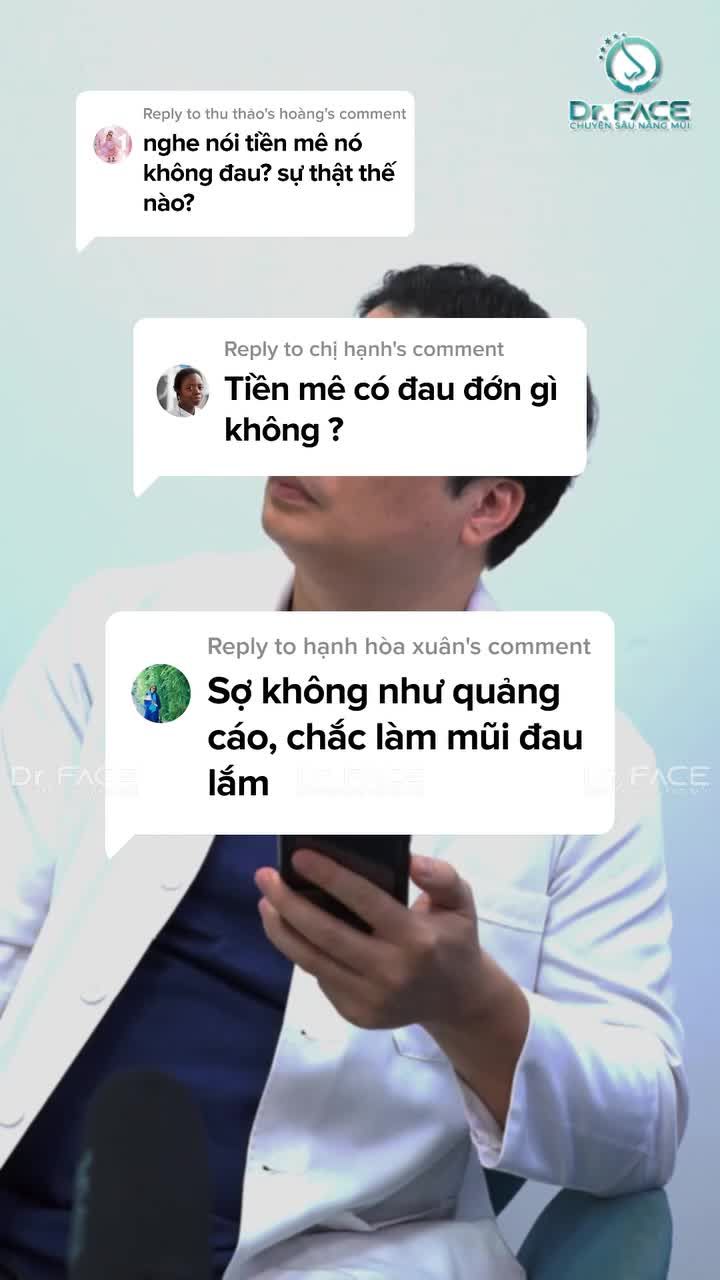 LÀM GÌ CÓ CHUYỆN KHÔNG ĐAU? Lo lắng đ au là đương nhiên khi làm mũi các bạn nhỉ?