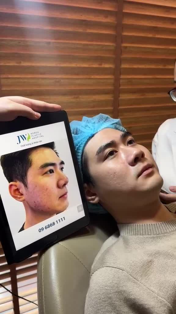 Mời cả nhà chiêm ngưỡng siêu phẩm trị sẹo cho nam thần tại Bệnh viện JW!!!