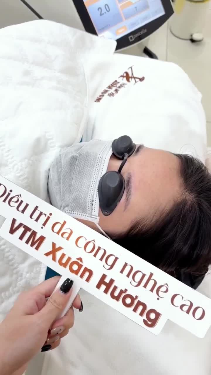 Hút sạch mực xăm mày trổ xanh đen không đau rát, không tổn thương da