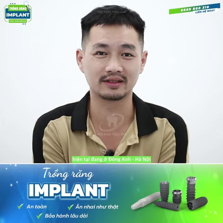 TRỒNG RĂNG IMPLANT ĂN NGON NHAI KHỎE VUI VẺ ĐÓN TẾT