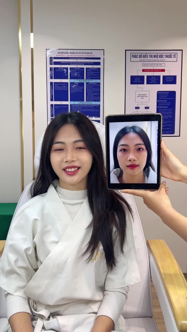 Để chuẩn bị cho cuộc thi "Nữ sinh thanh lịch" của trường, Quỳnh Hương lựa chọn Thẩm mỹ viện Tấm chỉnh trang nhan sắc.