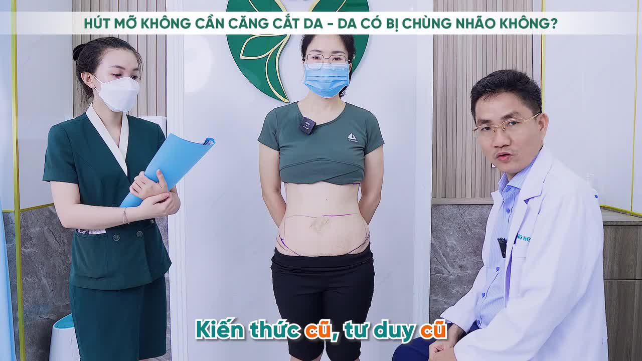 Chị em thường thắc mắc: “hút mỡ siết eo KHÔNG CẦN căng cắt da, thì da có bị chùng nhão không?”