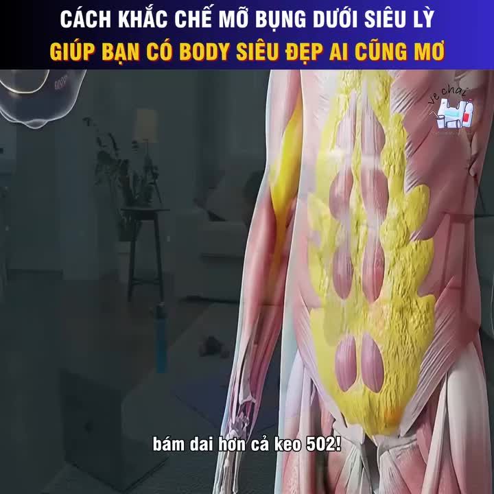 CÁCH KHẮC CHẾ MỠ BỤNG DƯỚI SIÊU LỲ