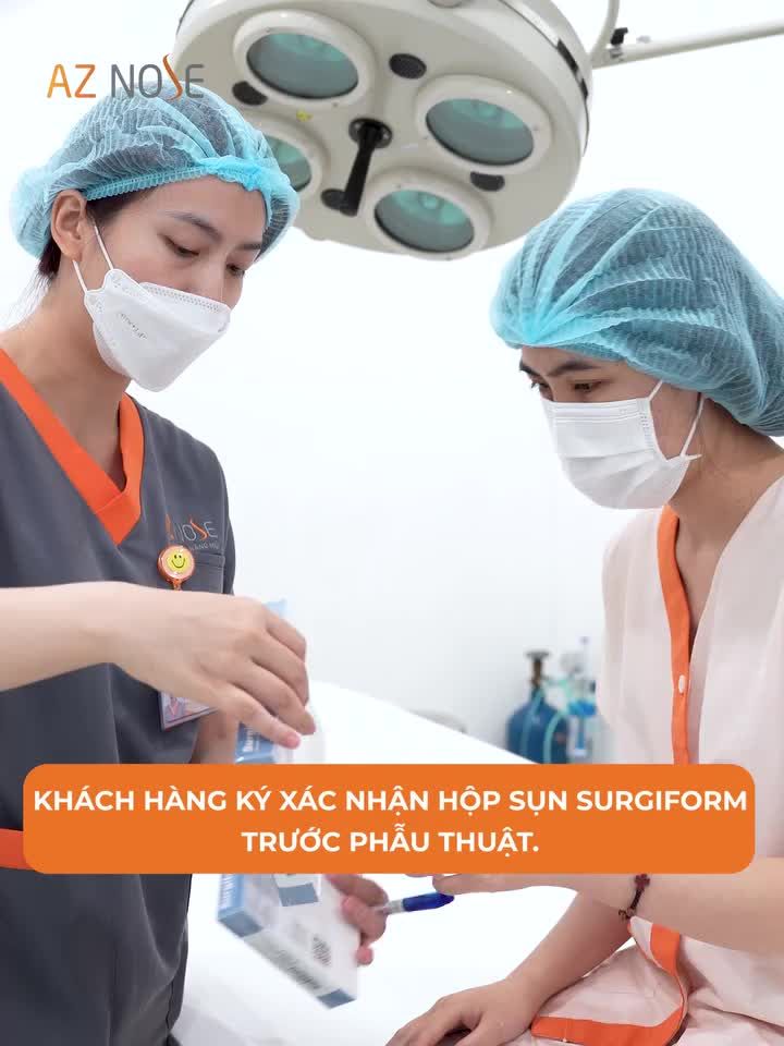 Vì sao khách hàng AZ NOSE cần ký xác nhận hộp sụn trước khi nâng mũi