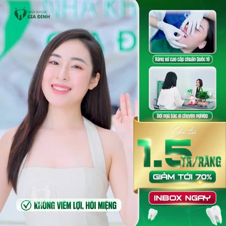 THẨM MỸ RĂNG SỨ AN TOÀN, BỀN ĐẸP TẠI NHA KHOA GIA ĐÌNH