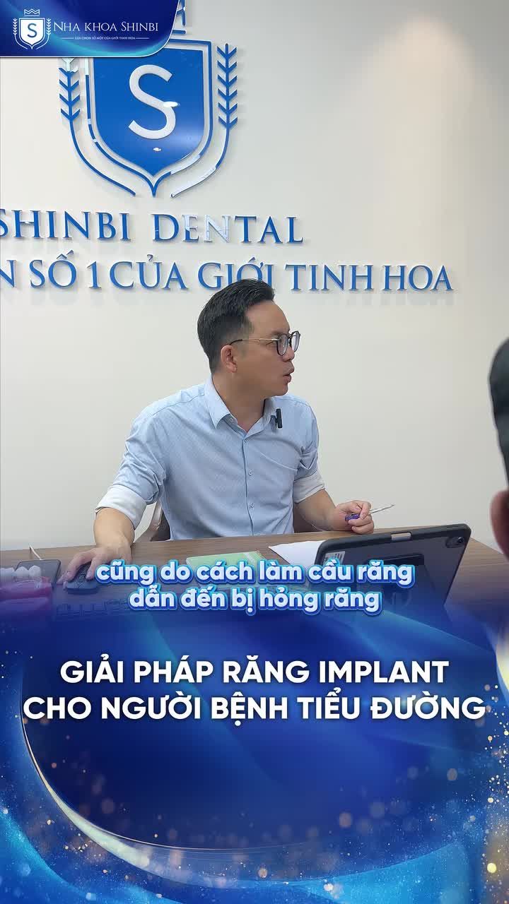 TRỒNG RĂNG IMPLANT CHO NGƯỜI BỆNH NỀN TIỂU ĐƯỜNG