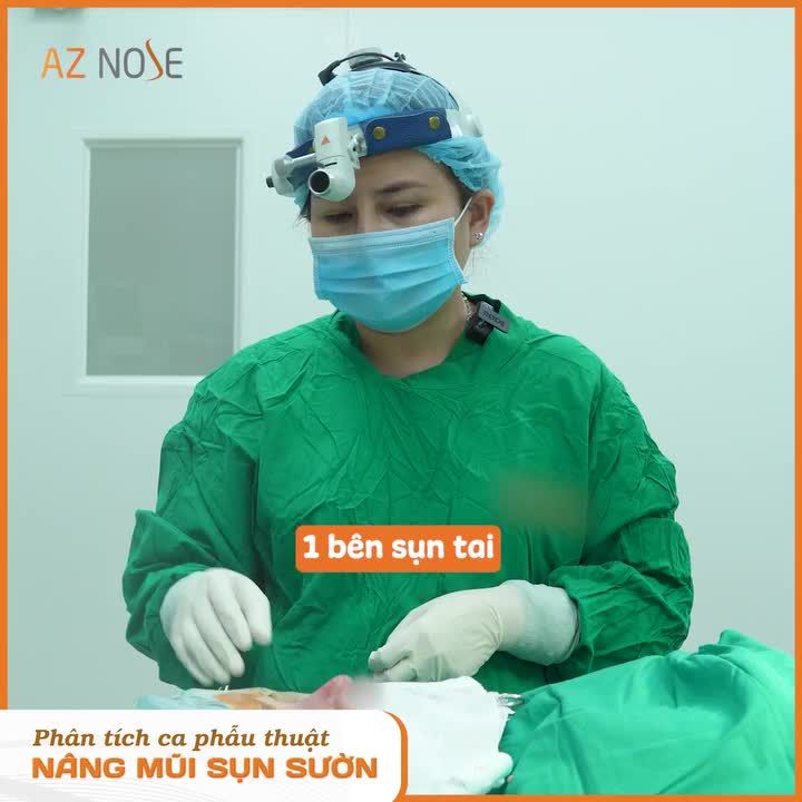 Xử lý tình trạng mũi ngắn, da mỏng cho khách hàng từng 3 lần nâng hỏng