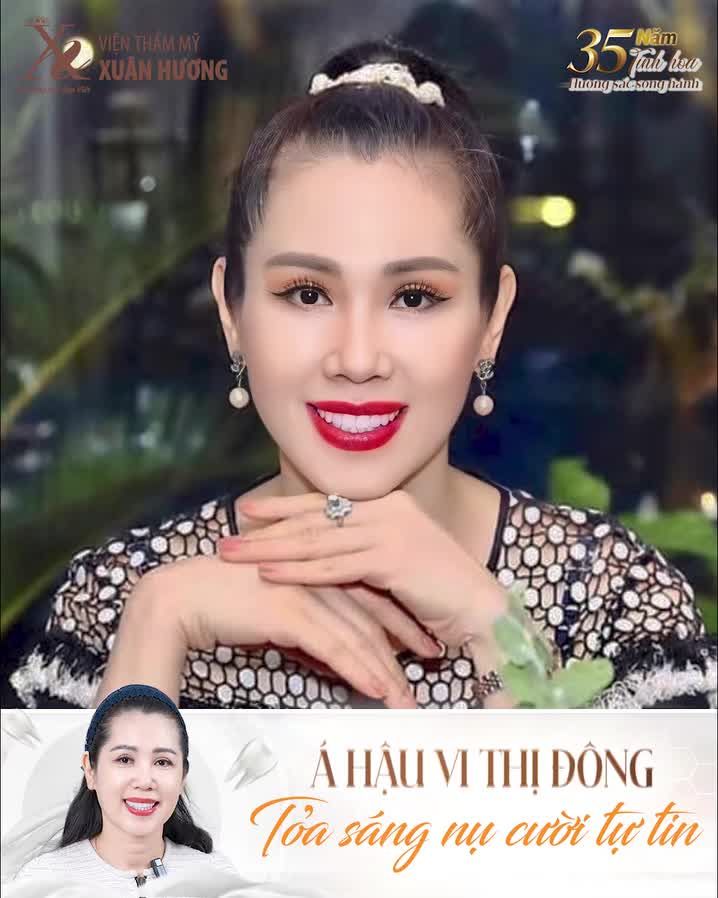 TỰ TIN TỎA SÁNG NỤ CƯỜI CÙNG Á HẬU VI THỊ ĐÔNG