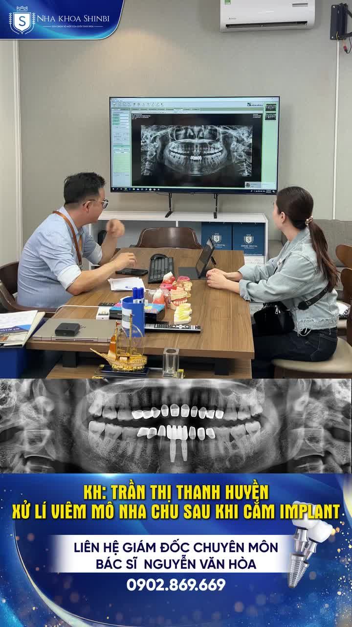 Xử lý viêm nha chu sau khi cắm implant – đừng chủ quan!
