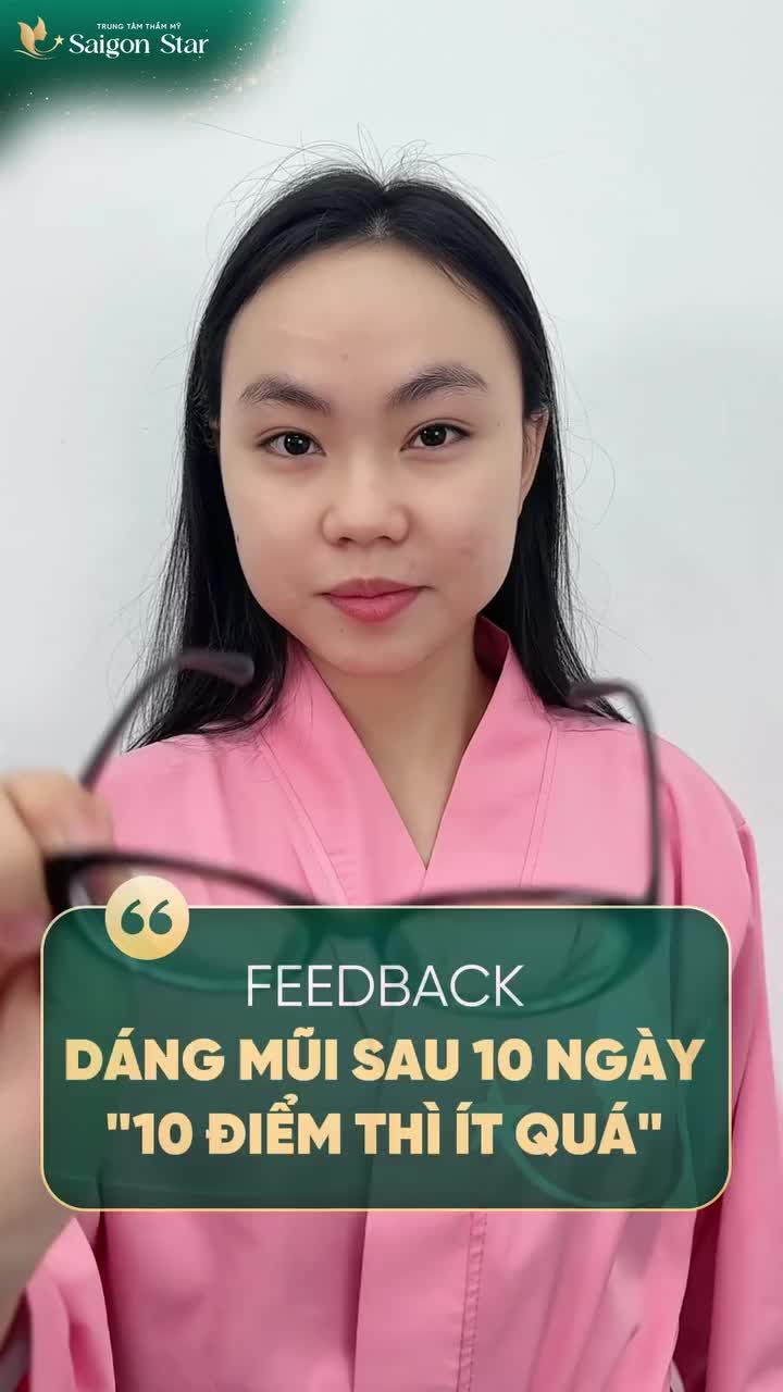 KHÔNG SƯNG - KHÔNG BẦM - KHÔNG ĐAU  CẢM NHẬN CỦA BẠN KHÁCH 2K SAU HÀNH TRÌNH LỘT XÁC DÁNG MŨI TẠI SAIGON STAR!!!