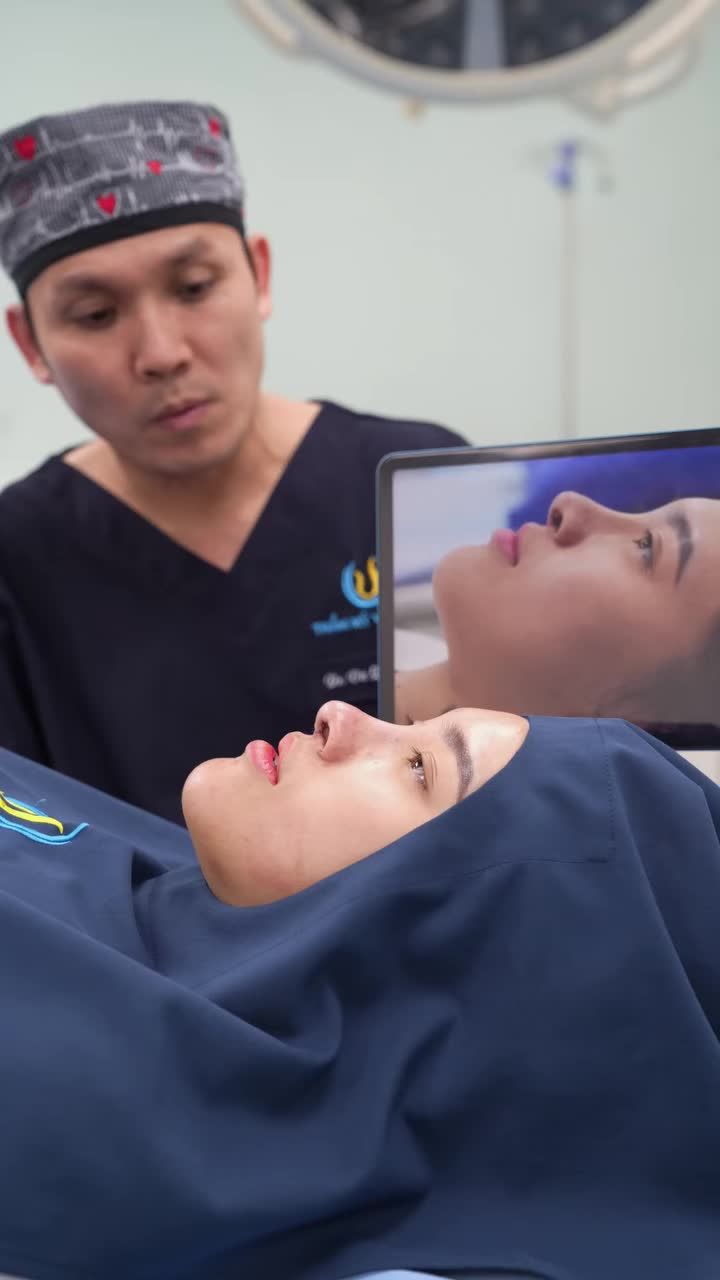 Kết quả ngay sau khi làm của khách hàng thực hiện dịch vụ sửa mũi cấu trúc softline