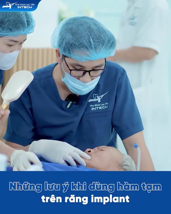 LƯU Ý KHI SỬ DỤNG HÀM TẠM TRÊN RĂNG IMPLANT
