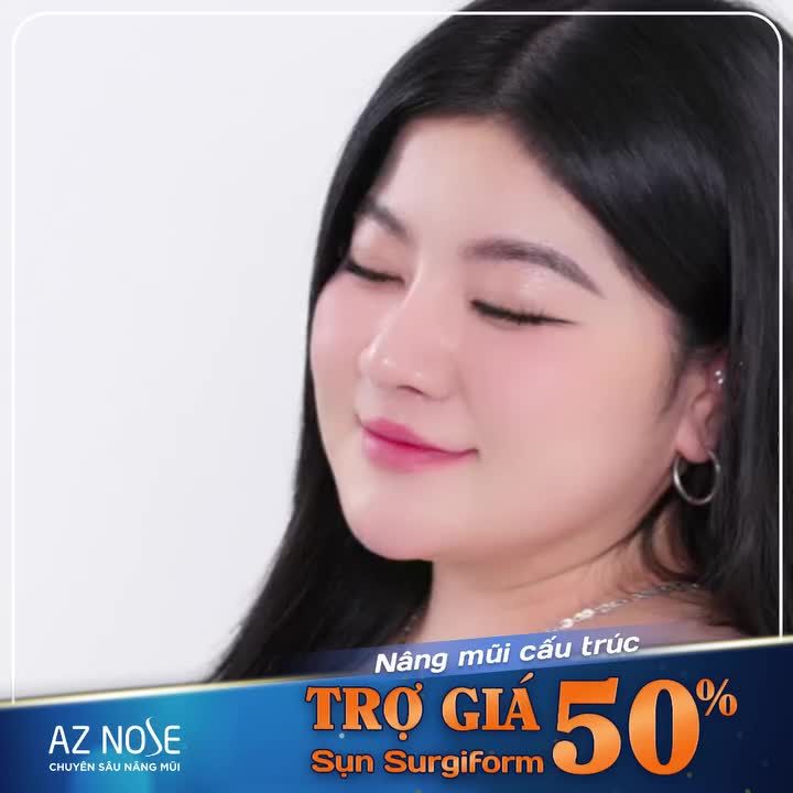 NÂNG MŨI CẤU TRÚC TRỢ GIÁ 50% SỤN SURGIFORM