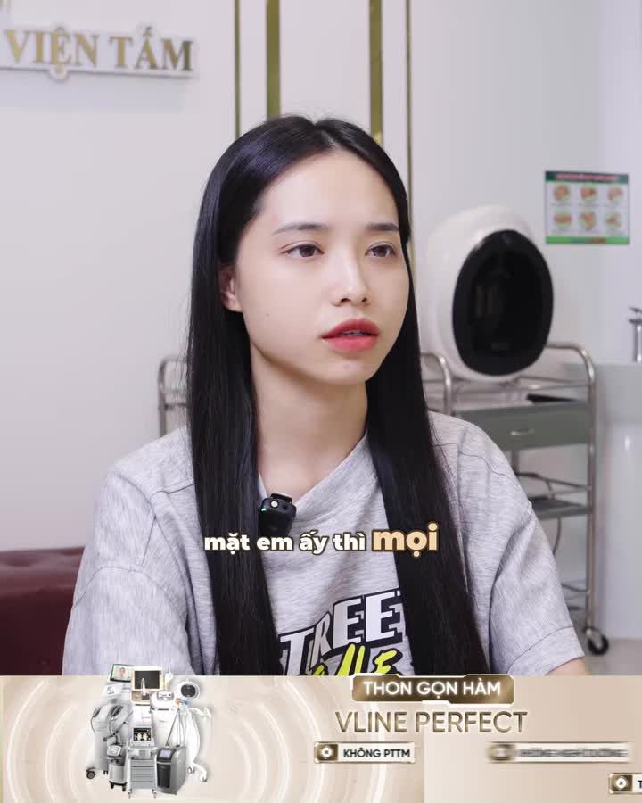 Thay đổi ngoạn mục sau 2 tháng thực hiện làm gọn hàm Vline Perfect!