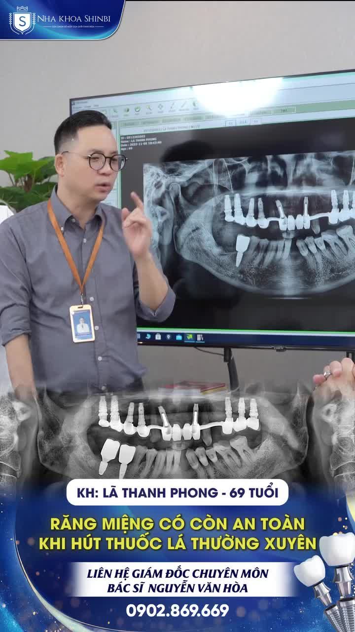 Anh có thể kiểm soát tiểu đường tốt, nhưng thuốc lá vẫn đang phá hỏng toàn bộ răng của anh