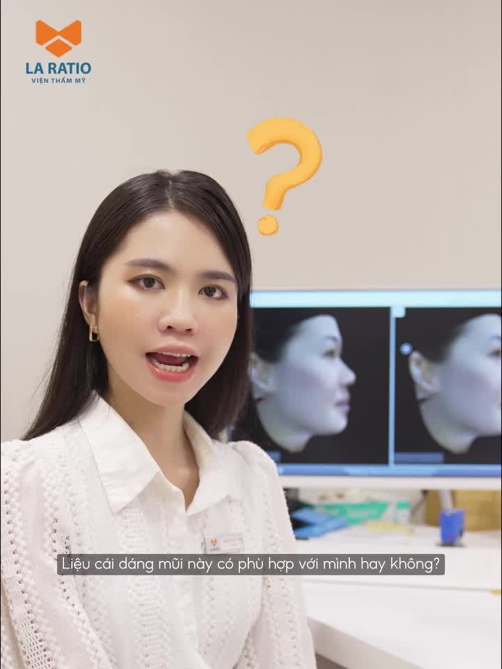 Công nghệ mô phỏng Crisalix 3D giúp khách hàng xem trước dáng mũi sau khi chỉnh – trực quan, chân thực, chuẩn từng góc nghiêng.