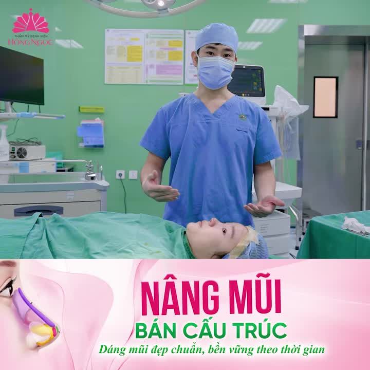 Nâng mũi bán cấu trúc – Dáng mũi đẹp chuẩn, bền theo thời gian