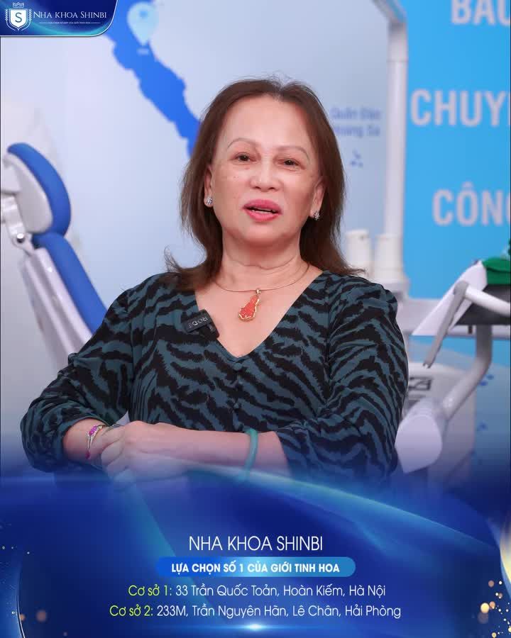 Từ Anh Quốc trở về Việt Nam, cô Nguyễn Thị Thu đã lựa chọn Nha khoa Shinbi để phục hồi hàm răng bằng phương pháp cấy ghép Implant.