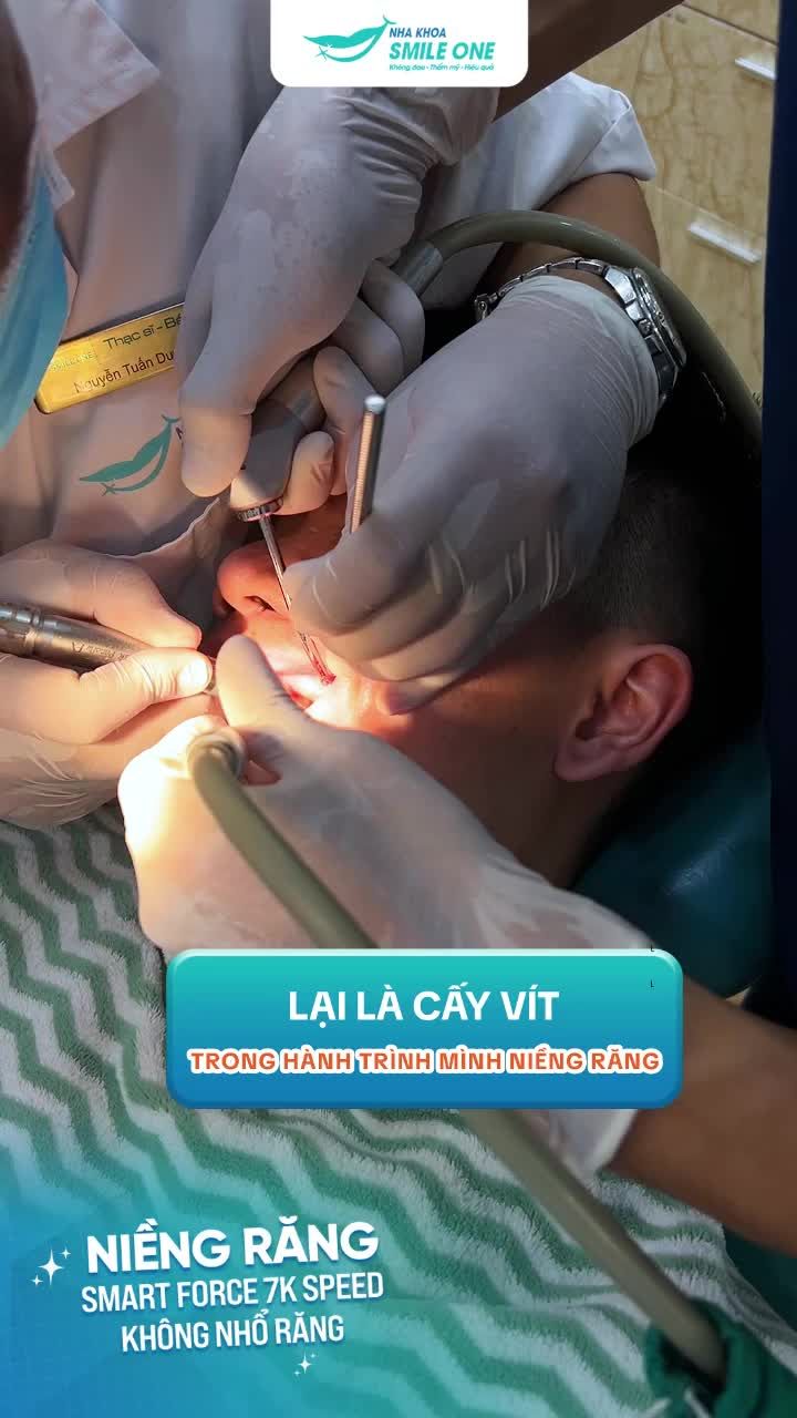 Cấy vít không đau. Thề!