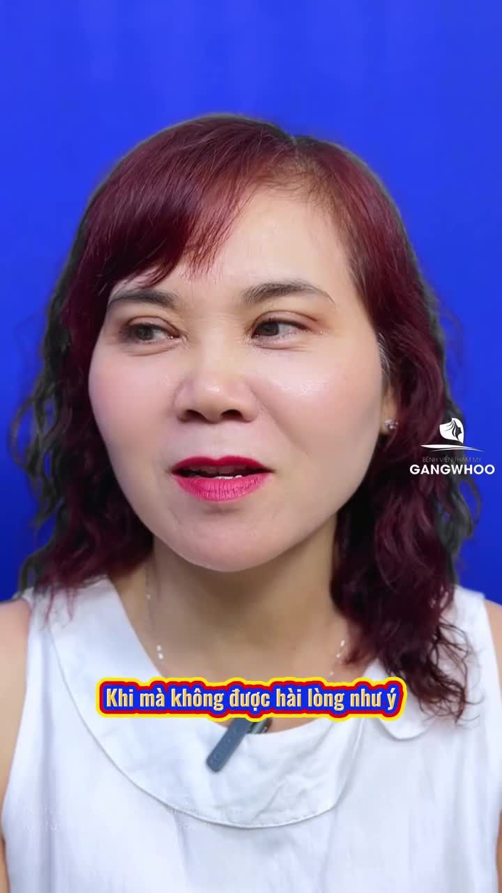 Khách hàng hài lòng và dành lời khen cho Gangwhoo với kết quả nhận được chỉ sau 2 tháng cắt mí!