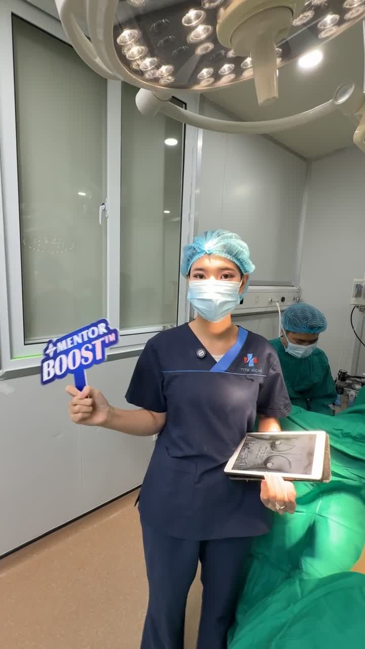 MENTOR BOOST CA PHẪU THUẬT VỪA HOÀN THÀNH TẠI BỆNH VIỆN BẮC HÀ