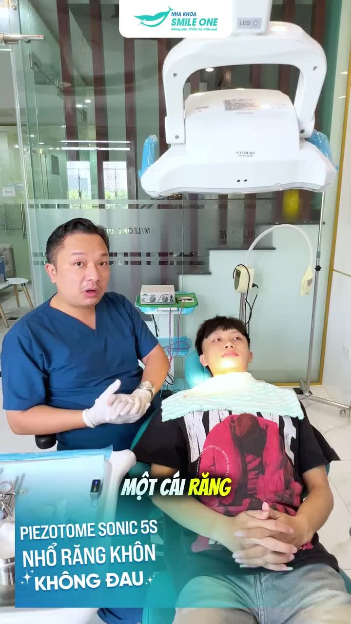 Răng khôn mọc ngầm - Trước khi nhổ còn sợ đau, ai ngờ nhổ xong thấy "nhổ tiếp cũng được" Cho Ths. BS Tuấn Dương 5 sao!