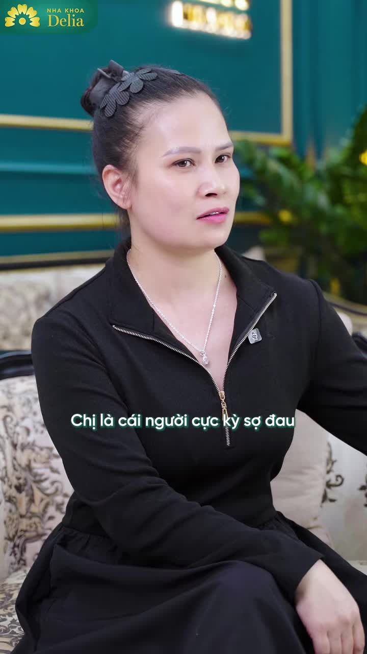 Chị Ngọc Dung (ở Thái Nguyên): "Chị là cái người cực kỳ sợ đau, mà làm răng sứ xong chị ế 2 viên giảm đau đấy" - Chị hạnh phúc chia sẻ sau bọc 20 răng sứ Lava Plus