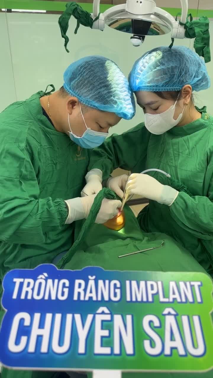 Ca cấy ghép chân răng nhân tạo Implant để khôi phục lại vị trí mất răng hàm dưới 36;37 cho khách hàng tại Nha khoa Thùy Anh