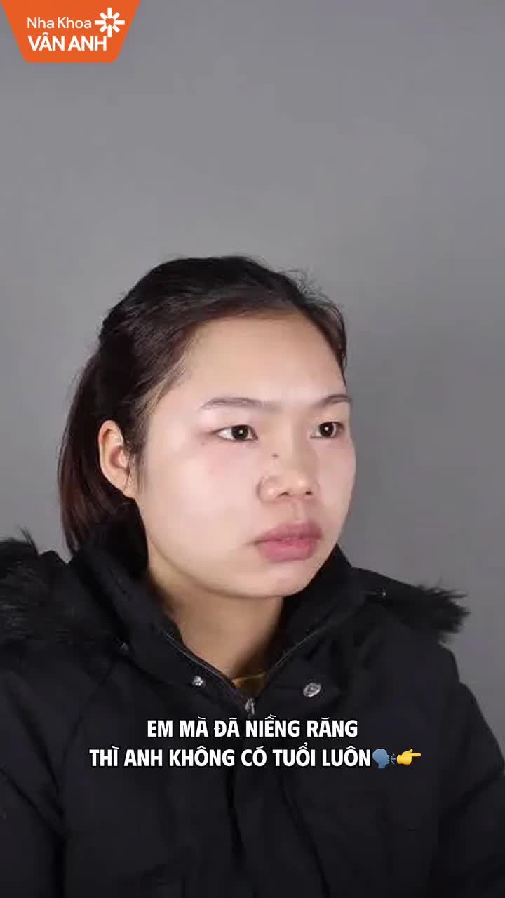 Em mà đã niềng răng là anh không có tuổi luôn.