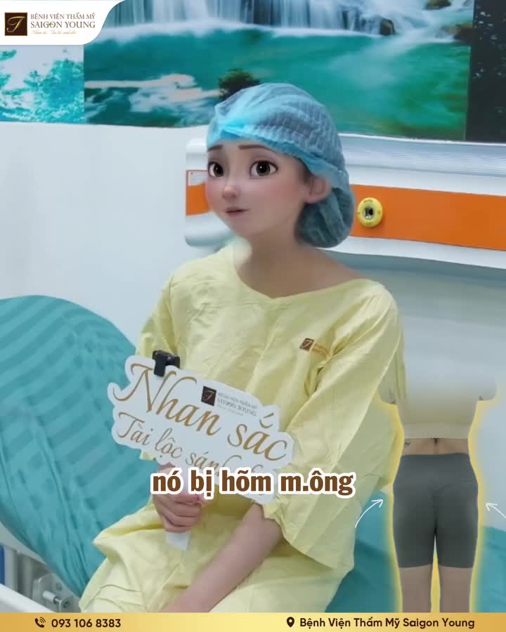 NÂNG VÒNG 3 TẠI SAIGON YOUNG  Hõm mông sâu, thiếu cuốn hút