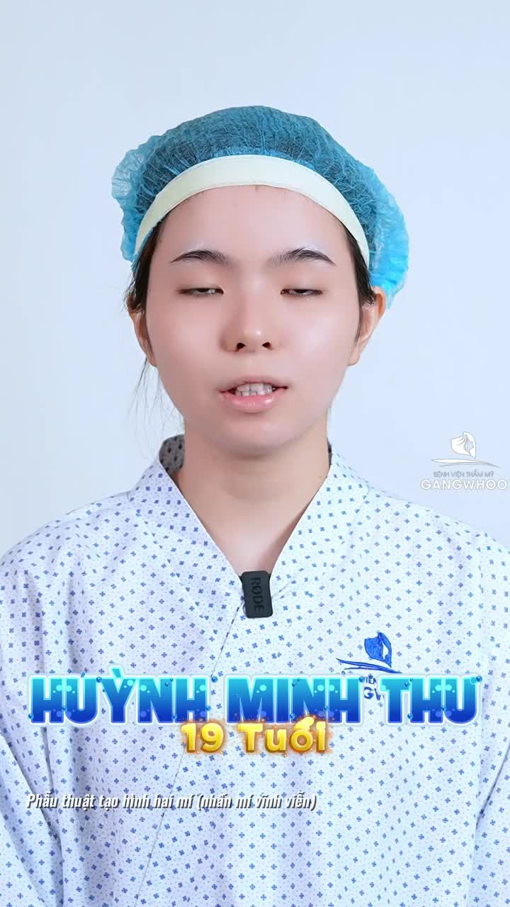 19 tuổi là được gia đình ủng hộ đi làm đẹp rồi nè Cùng xem sự thay đổi của "đôi mắt" sau 45 phút tại Gangwhoo nha...