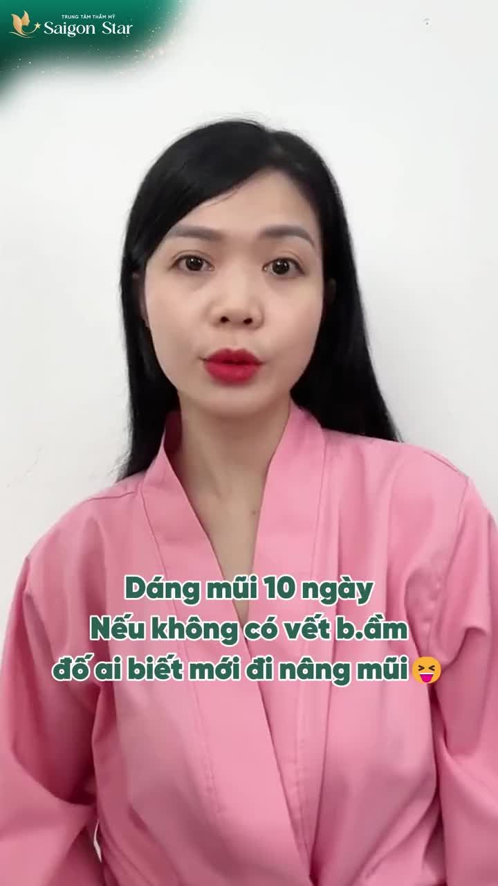 DÁNG MŨI 10 NGÀY "NÂNG NHƯ KHÔNG NÂNG"